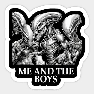 Resident Alien gang Sticker